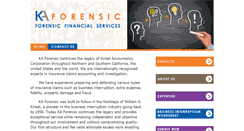 Desktop Screenshot of kaforensic.com